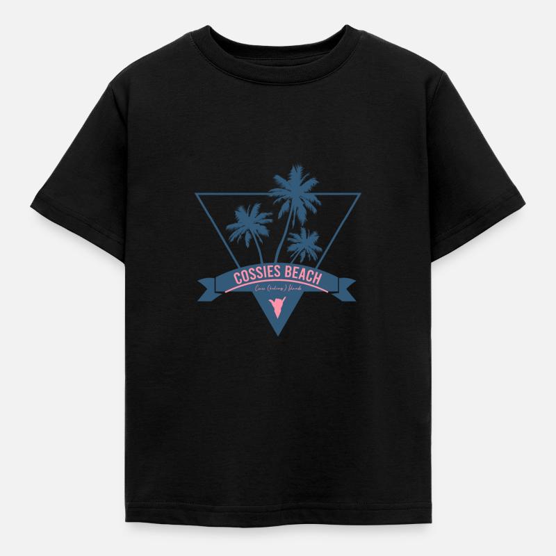 Cossies Beach Australien - Kinder T-Shirt - Schwarz