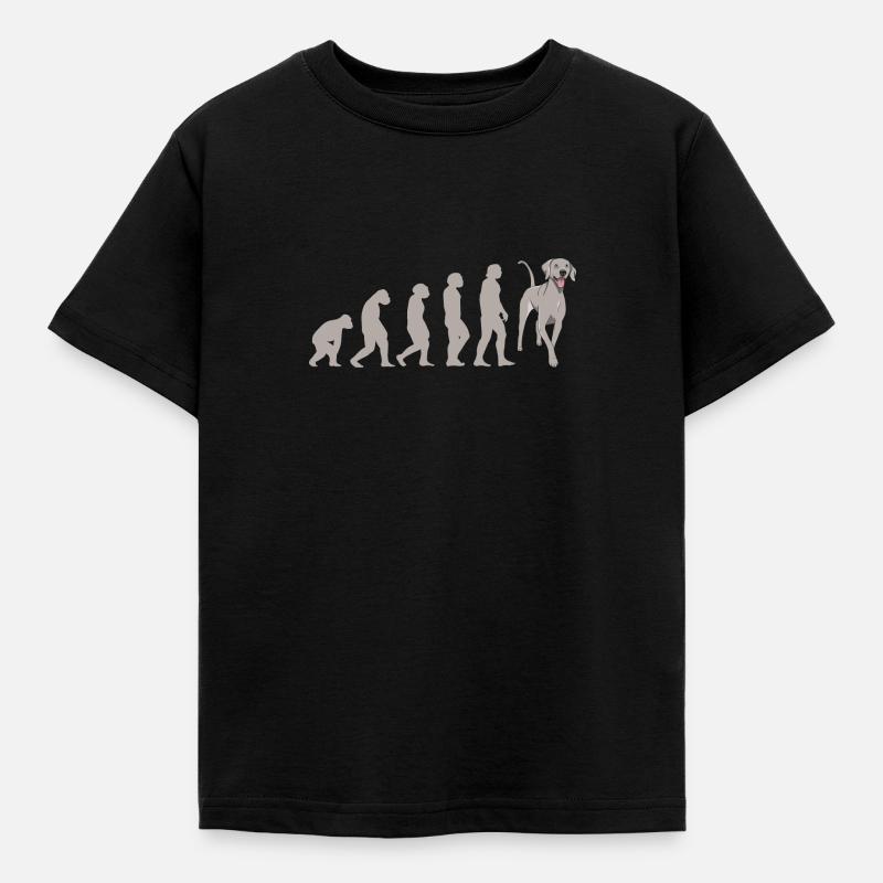 Braque de Weimar Evolution - T-shirt Enfant - noir