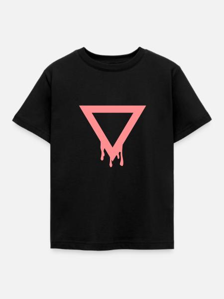 triangle splatter - Kinder T-Shirt -