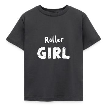 Roller Girl - Skating - Kids' T-Shirt - dark grey - Front - AI Model Kid Female (0cm)