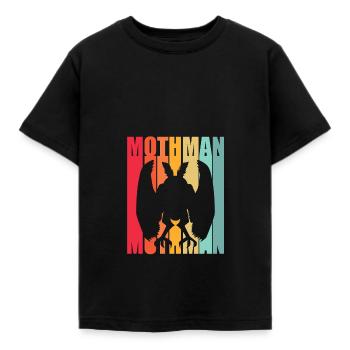 Mothman - Kids' T-Shirt - black - Front - AI Model Kid Female (0cm)