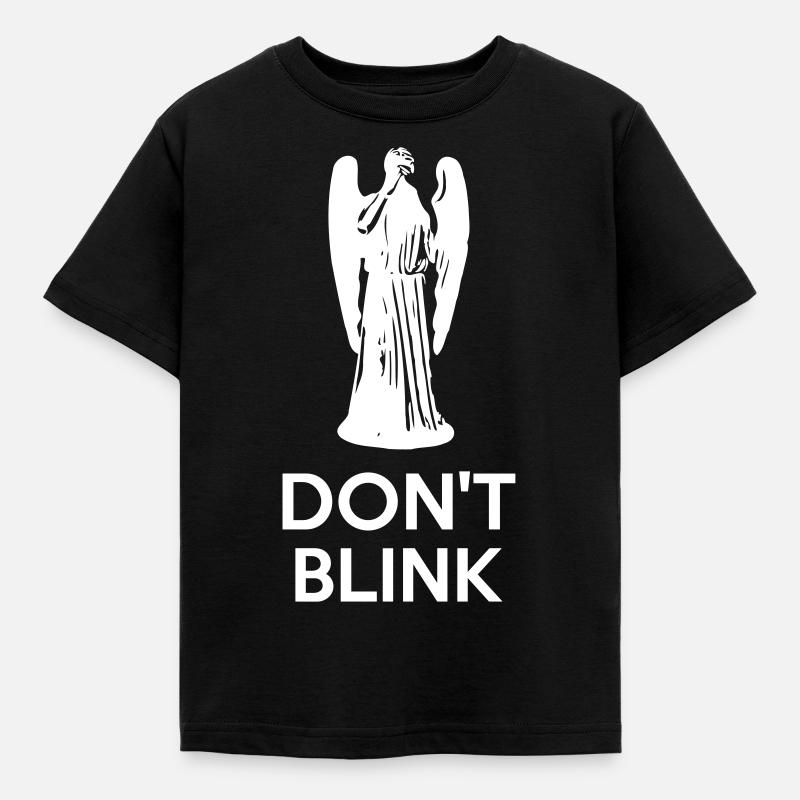 Don't Blink - Kinder T-Shirt - Schwarz