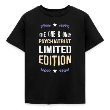 Der Eine und Einzige Psychiater – Limited Edition - Kinder T-Shirt - Schwarz - Vorne - AI Model Kid Female (0cm)