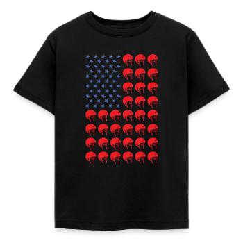 Sport Us Flag Roller Derby - T-shirt Enfant - noir - Devant - AI Model Kid Female (0cm)