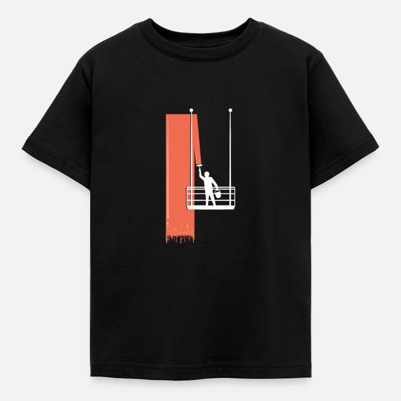 Façade Painter Painter Painter Painter - Kids' T-Shirt - black