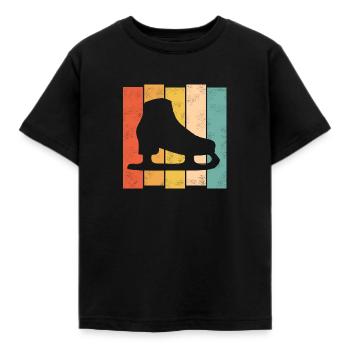 Skate - Kids' T-Shirt - black - Front - AI Model Kid Female (0cm)