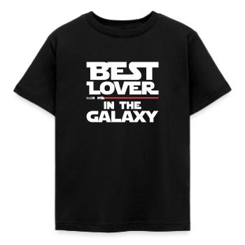 best lover in the galaxy - T-shirt Enfant - noir - Devant - AI Model Kid Female (0cm)