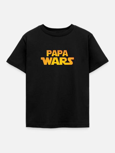 PAPA WARS - Kinder T-Shirt - Schwarz