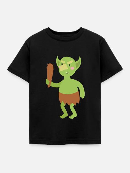 goblin - Kinder T-Shirt - Schwarz