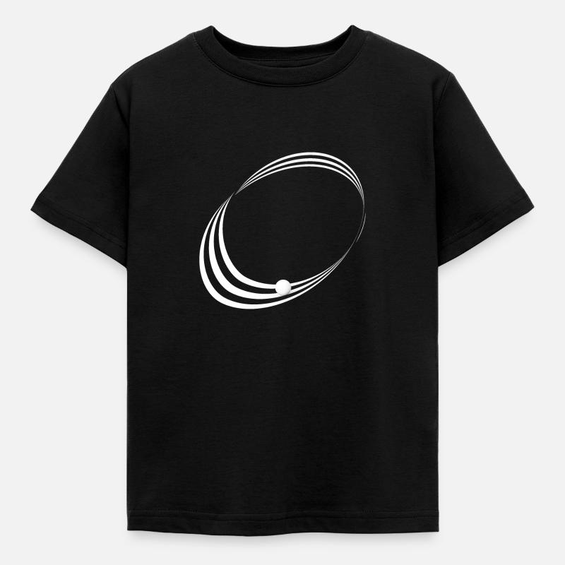 Ruban Möbius noir et blanc - T-shirt Enfant - noir