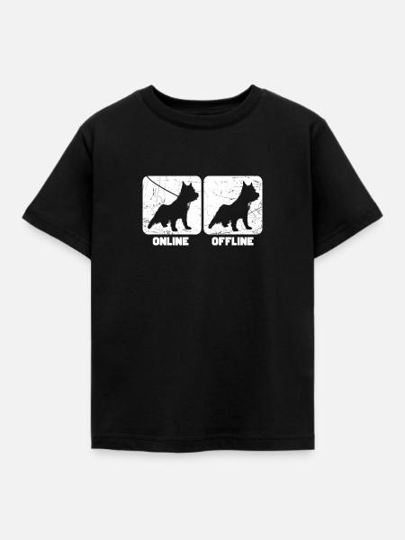 Cairn Terrier - Kinder T-Shirt - Schwarz