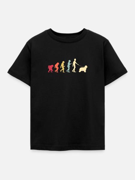 Bearded Collie - Kinder T-Shirt - Schwarz