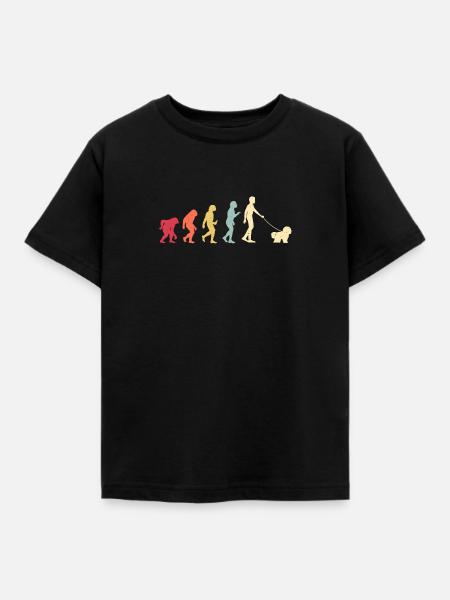 Bichon Frise - Kinder T-Shirt - Schwarz
