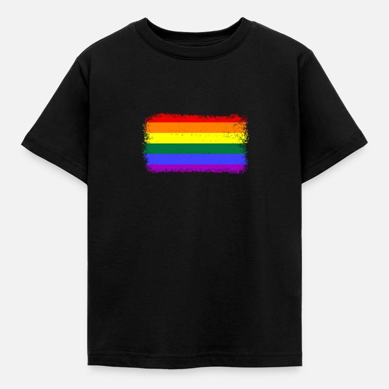 Lgbtq - Kinder T-Shirt - Schwarz