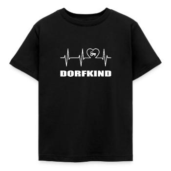 Dorfkind - Kinder T-Shirt - Schwarz - Vorne - AI Model Kid Female (0cm)