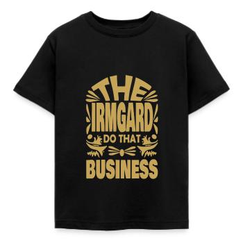 Proverbs Irmgard - Kids' T-Shirt - black - Front - AI Model Kid Female (0cm)