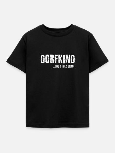 Dorfkind - Kinder T-Shirt - Schwarz