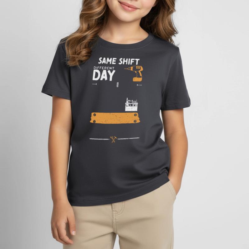 Same Shift Different Day Kids' T-Shirt