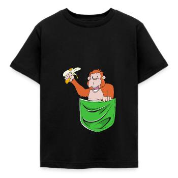 Orang-outan - T-shirt Enfant - noir - Devant - AI Model Kid Female (0cm)