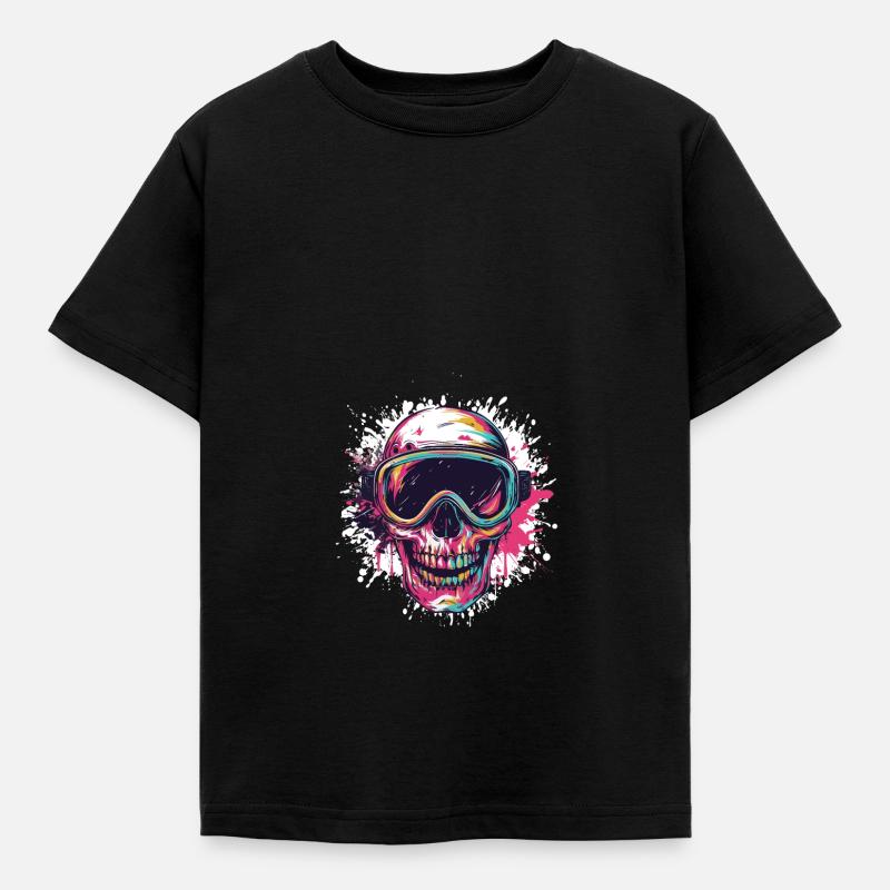Ski Skull Masque de ski Skull - T-shirt Enfant - noir