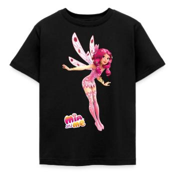 Mia and me Pose Of Mia The Elf - Kids' T-Shirt - black - Front - AI Model Kid Female (0cm)