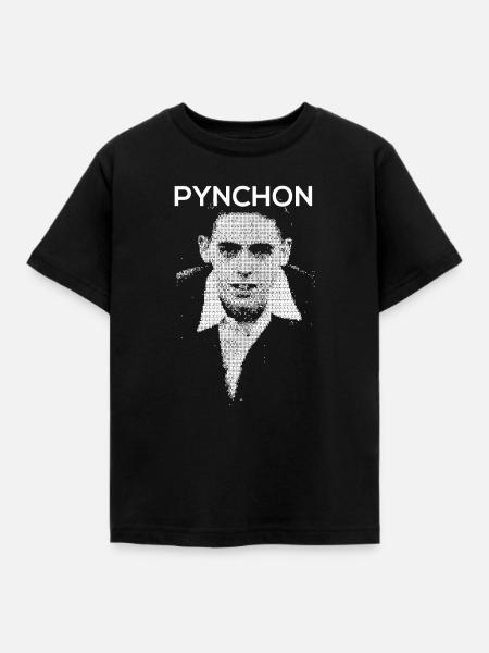 Porträt von Thomas Pynchon - Kinder T-Shirt - Schwarz