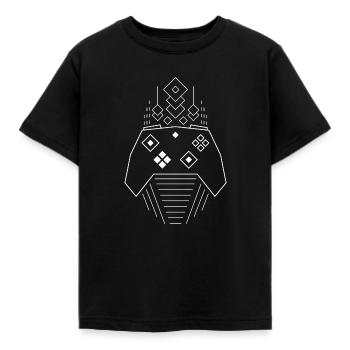 Next Gen Controller T-Shirt - US Layout - Kinder T-Shirt - Schwarz - Vorne - AI Model Kid Female (0cm)