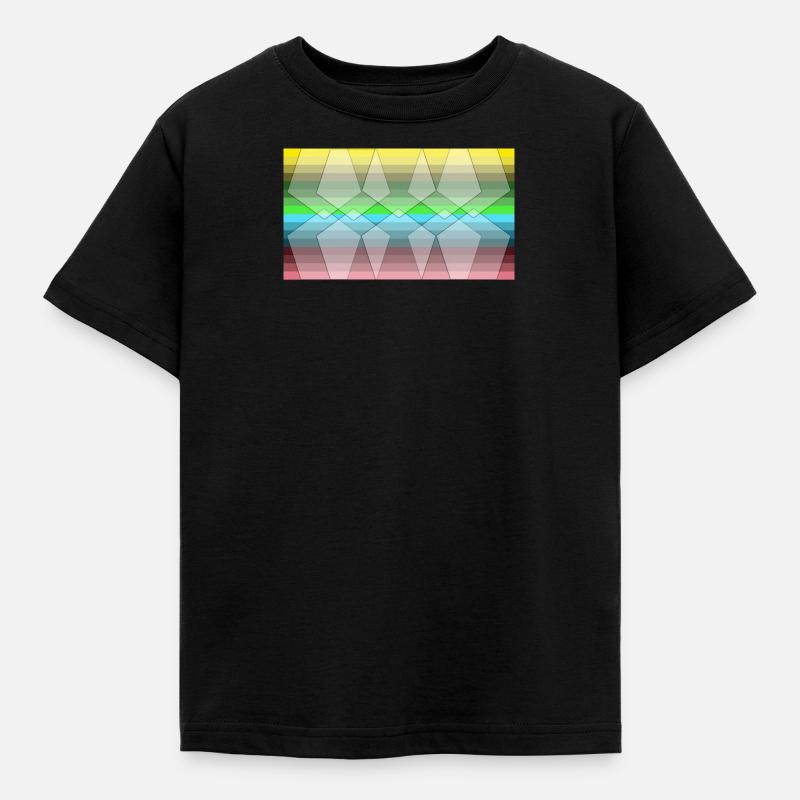 The slightly different flag - Kids' T-Shirt - black