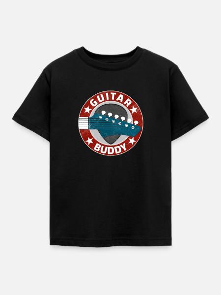 Guitar Buddy - Kinder T-Shirt - Schwarz
