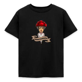 Schwarzwald Mädel Bollenhut Mädchen Spruch - Kinder T-Shirt - Schwarz - Vorne - AI Model Kid Female (0cm)