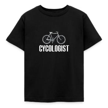 Biking Bike Bicycle - Kids' T-Shirt - black - Front - AI Model Kid Female (0cm)