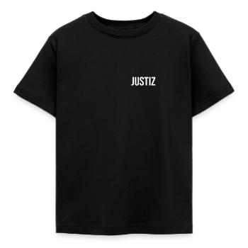 judiciary - Kids' T-Shirt - black - Front - AI Model Kid Female (0cm)