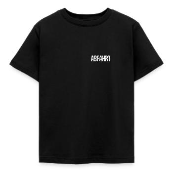 Rave Techno Musik Abfahrt - Kinder T-Shirt - Schwarz - Vorne - AI Model Kid Female (0cm)