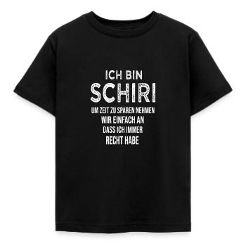 Schiri Schiedsrichter Geschenk - Kinder T-Shirt - Schwarz - Vorne - AI Model Kid Female (0cm)