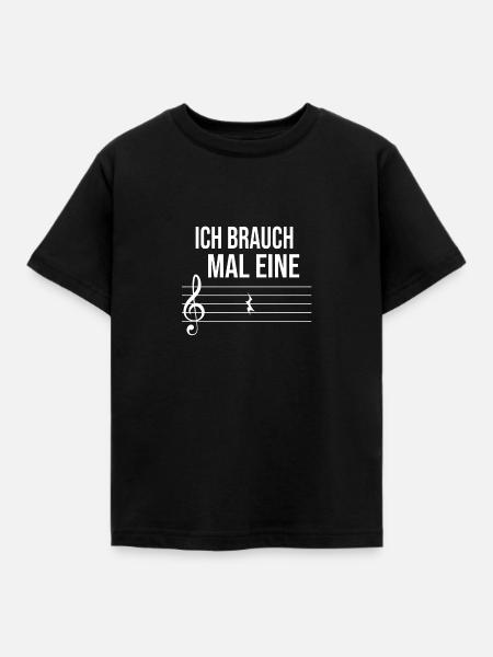 Musik Spruch Musiker Geschenkidee - Kinder T-Shirt - Schwarz