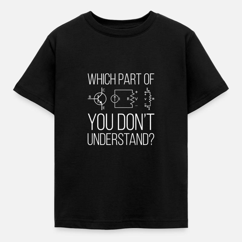 electrical engineer electrical engineering - Kids' T-Shirt - black