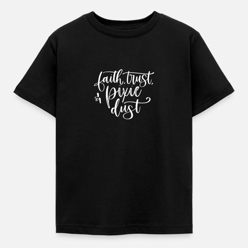 Faith Trust et Pixie Dust - T-shirt Enfant - noir