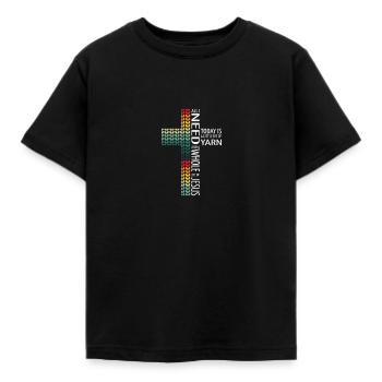 Jezus Cała Lotta Jezus trochę przędzy - Koszulka dziecięca - czarny - Przód - AI Model Kid Female (0cm)