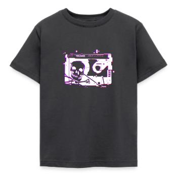 Techno Old School - T-shirt Enfant - charbon - Devant - AI Model Kid Female (0cm)