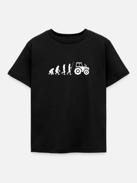 Farmer Evolution - Kinder T-Shirt - Schwarz