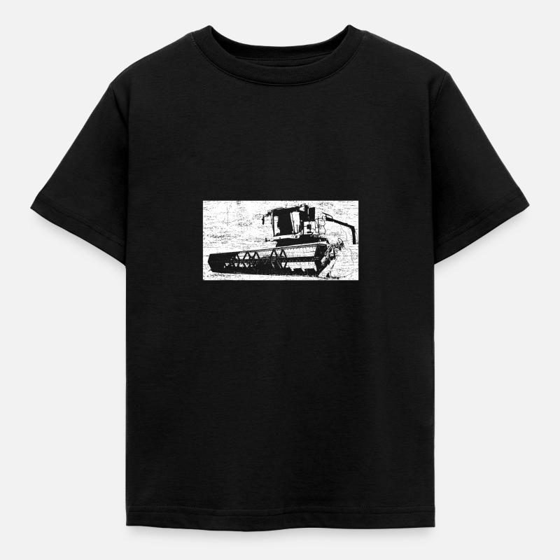 Moissonneuses-batteuses Maïs - T-shirt Enfant - noir
