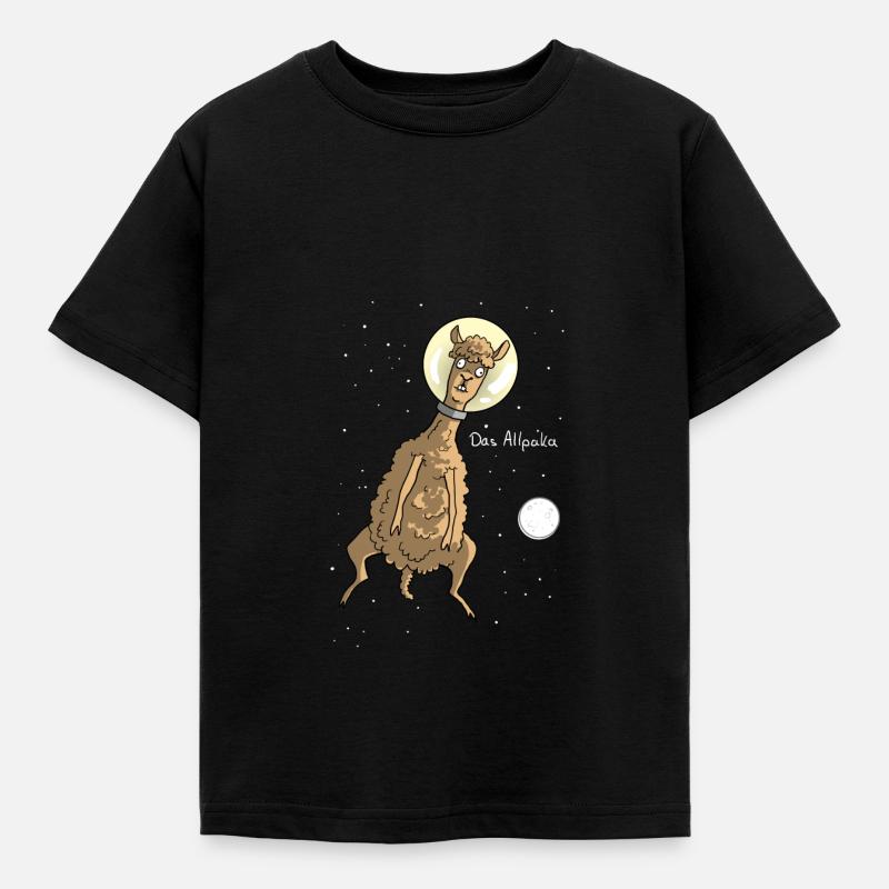 Allpaka - Kinder T-Shirt - Schwarz