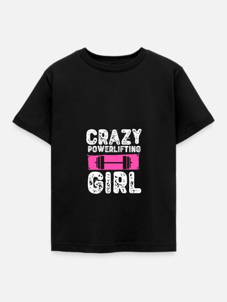 Fitness - Kinder T-Shirt - Schwarz