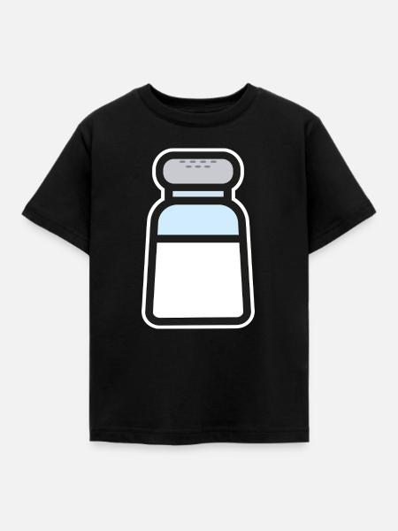Salz - Kinder T-Shirt - Schwarz