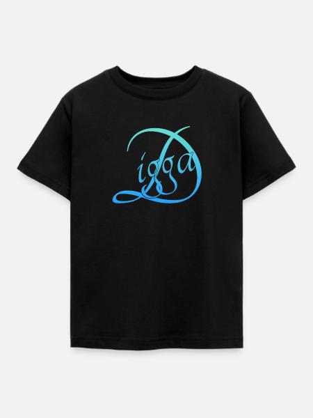 Digga - Kinder T-Shirt - Schwarz