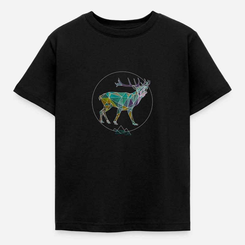 cerf - T-shirt Enfant - noir