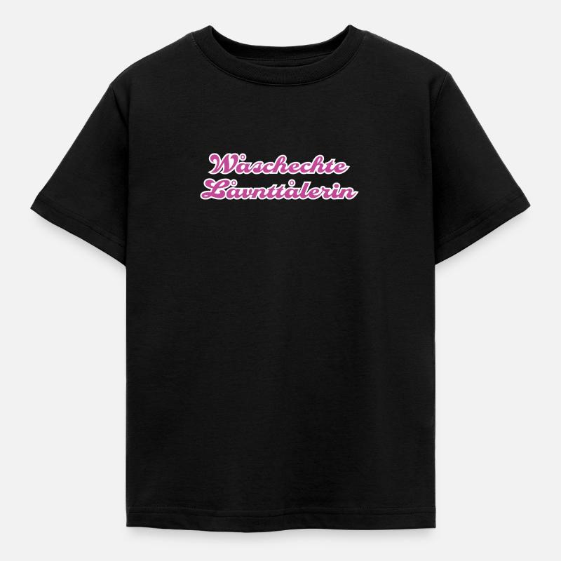 Woschechte Lovntolarin - Kinder T-Shirt - Schwarz