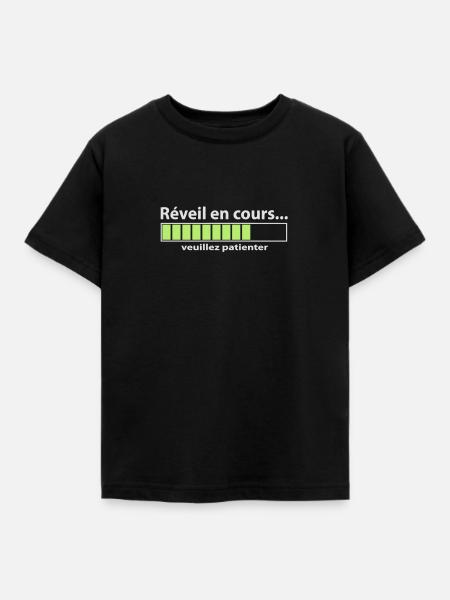 Wake Strom - Kinder T-Shirt - Schwarz