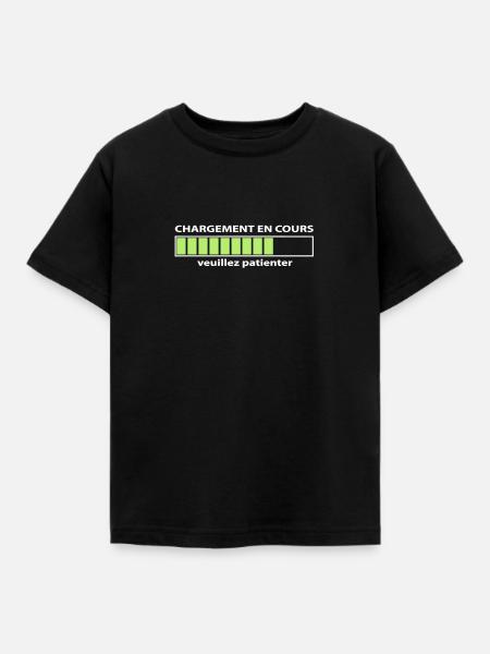 Laden läuft, Lade - Kinder T-Shirt - Schwarz