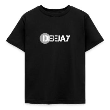 Deejay - Edition Disc Jockey - T-shirt Enfant - noir - Devant - AI Model Kid Female (0cm)